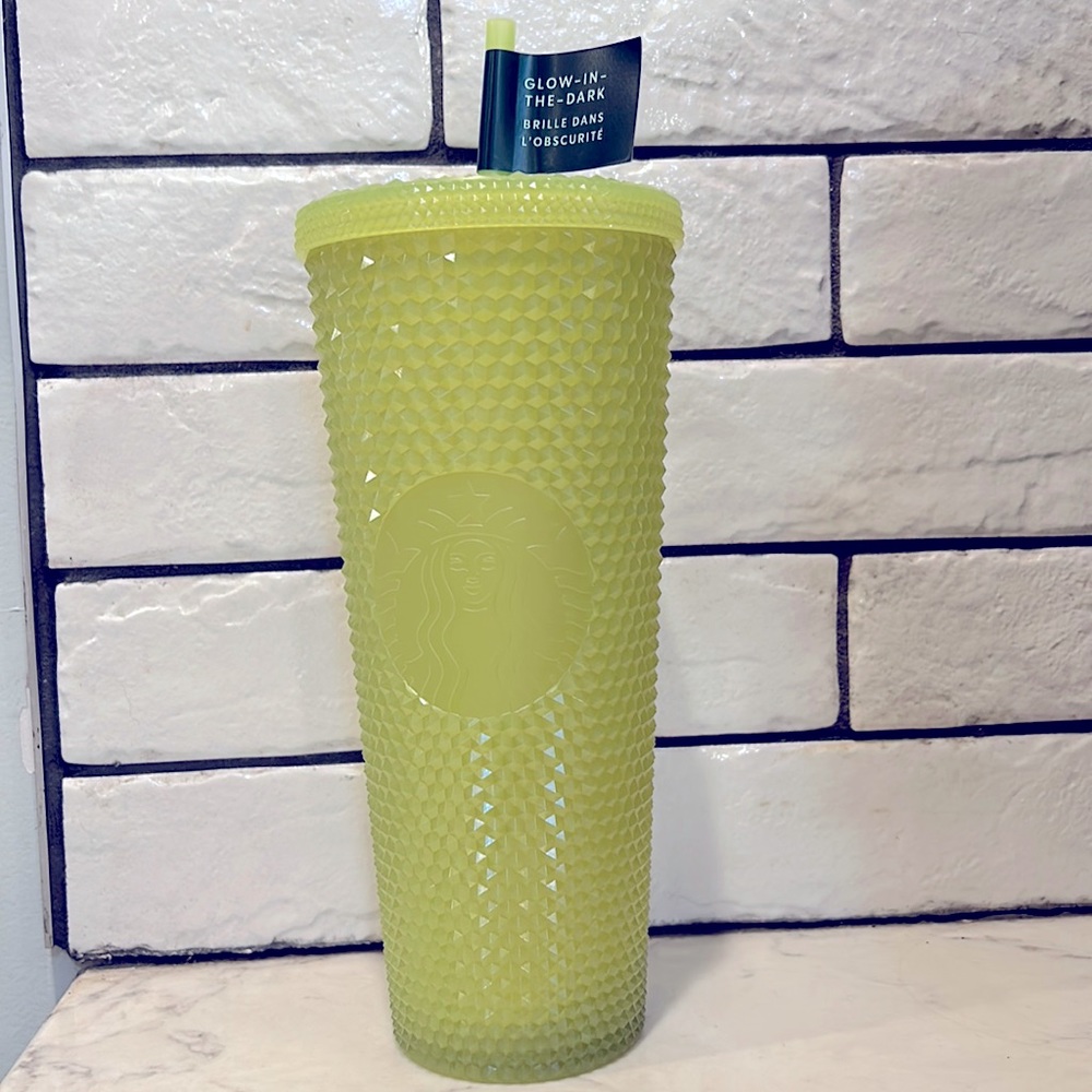 Starbucks Brand New Halloween 2022 Glow In The Dark neon 24 oz cup